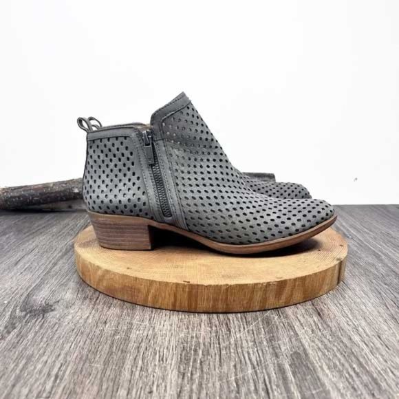 Lucky Brand Shoes - *Lucky Brand | Perforated Nubuck Basel 3 Anke Boots in Tan Size 9